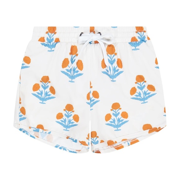 Petit Peony swimming trunks shorts block print toddler boys papavero surf - Picture 8 of 8